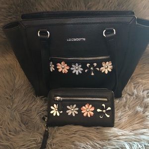 Liz Claiborne Spring Handbag And Wallet